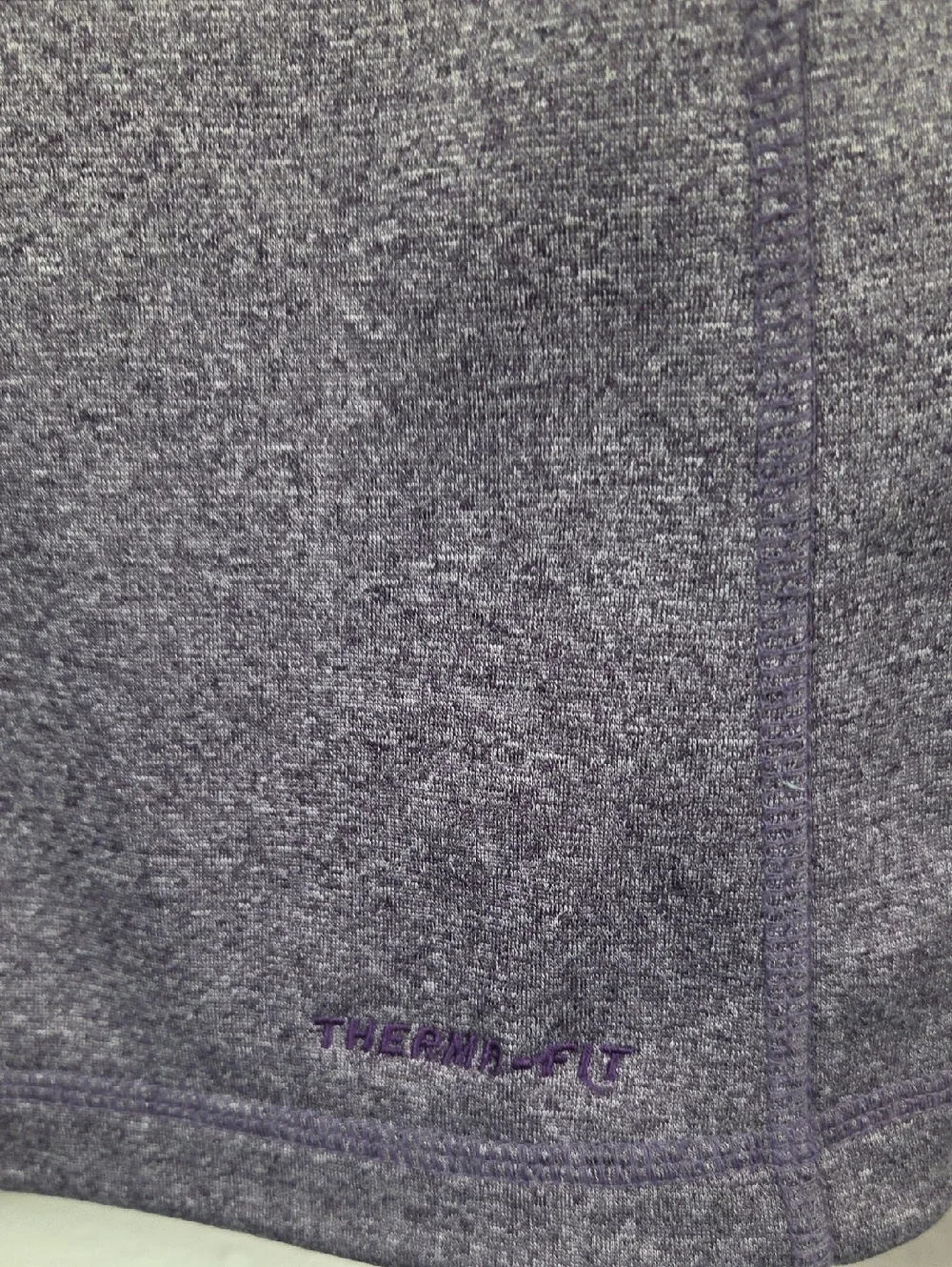 Nike Purple Hoodie with Pink Logo Medium